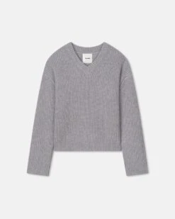 Nanushka Morcar - Merino And Cashmere-Blend Sweater - Light Grey