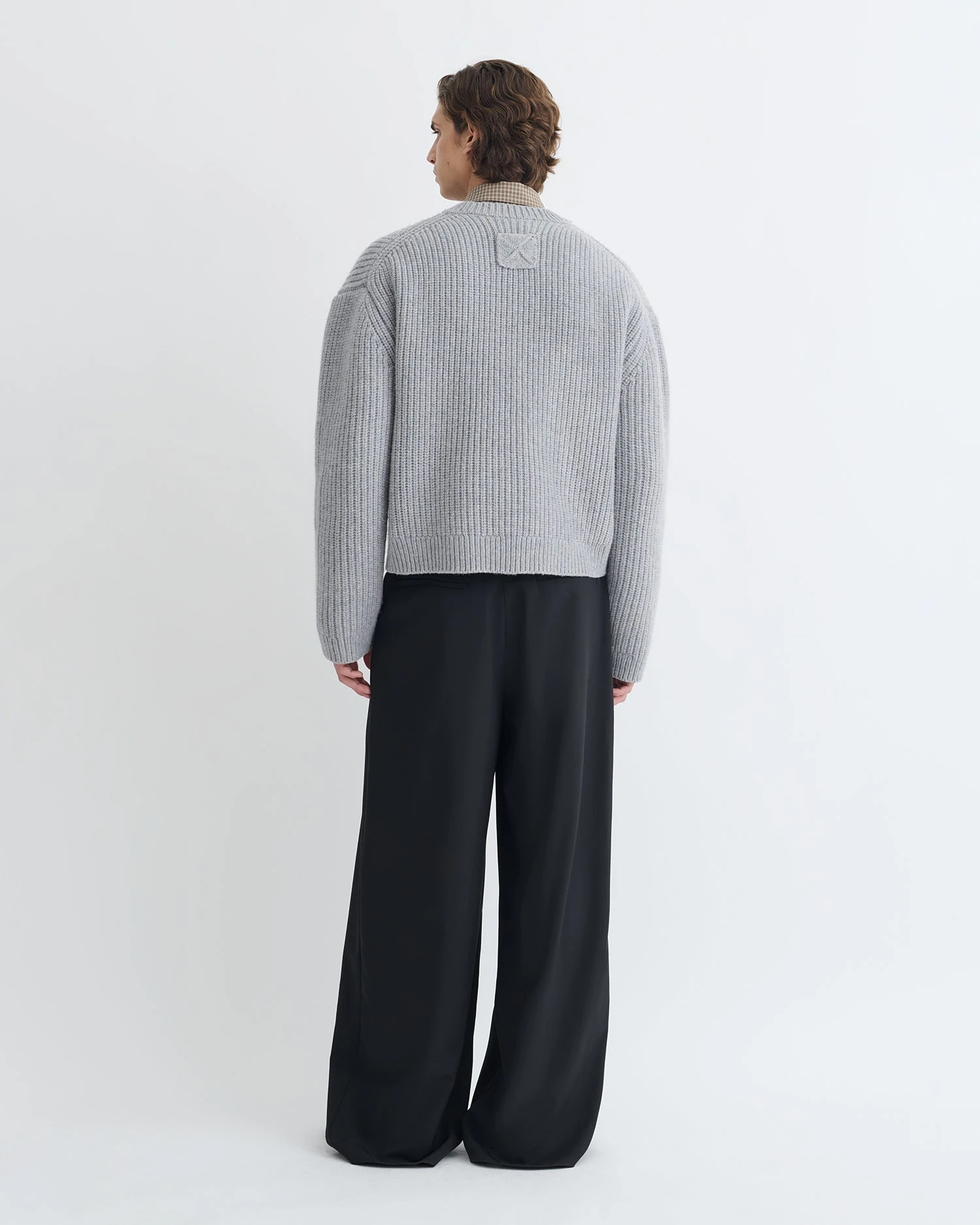 Nanushka Morcar - Merino And Cashmere-Blend Sweater - Light Grey 7 Nanushka Morcar - Merino And Cashmere-Blend Sweater - Light Grey - Image 7