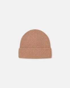 Nanushka Corey - Compact Boucle Beanie - Camel