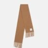 Nanushka Ives - Compact Boucle Scarf - Camel