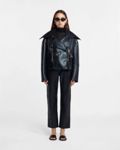 Nanushka Vinni - Okoborâ„¢ Alt-Leather Pants - Black