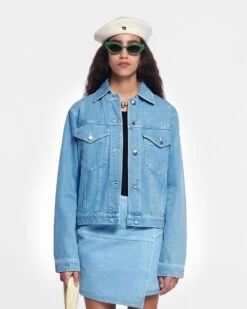 Nanushka Maren - Denim Jacket - Eco Light Wash