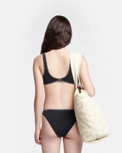 Nanushka Merve - Crochet Bikini Bottoms - Black -Nanushka Fashion Store NW24PFHT07999MALTI BLACK CREME RECYCLEDNYLON CROCHET 5 034008aa e121 4b66 9be6 8543c24a37b4