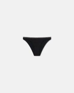 Nanushka Merve - Crochet Bikini Bottoms - Black