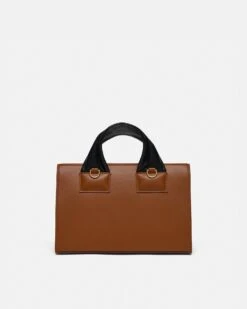 Nanushka The SANDI Lock - Top Handle Bag - Tan -Nanushka Fashion Store NW25CRBG09503SANDILOCK TAN LEATHER 03 9ae25931 6be4 4caf 8c6d 526e4860d749