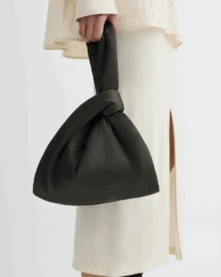 Nanushka Jen - Slip Satin Bag - Dark Green -Nanushka Fashion Store NW25PFBG01869JEN DARKGREEN SLIPSATIN