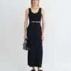 Nanushka Maves - Knitted Midi Dress - Black