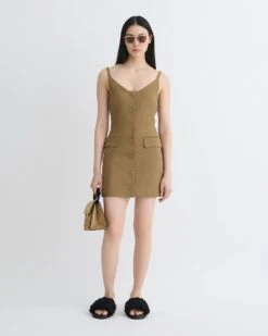 Nanushka Peitho - Tailored Mini Dress - Brown