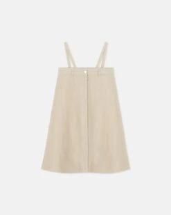 Nanushka Lidwina - Denim Mini Dress - Beige 11 Nanushka Lidwina - Denim Mini Dress - Beige -Nanushka Fashion Store NW25PFDR14273LIDWINA BEIGE DENIMCROCHET