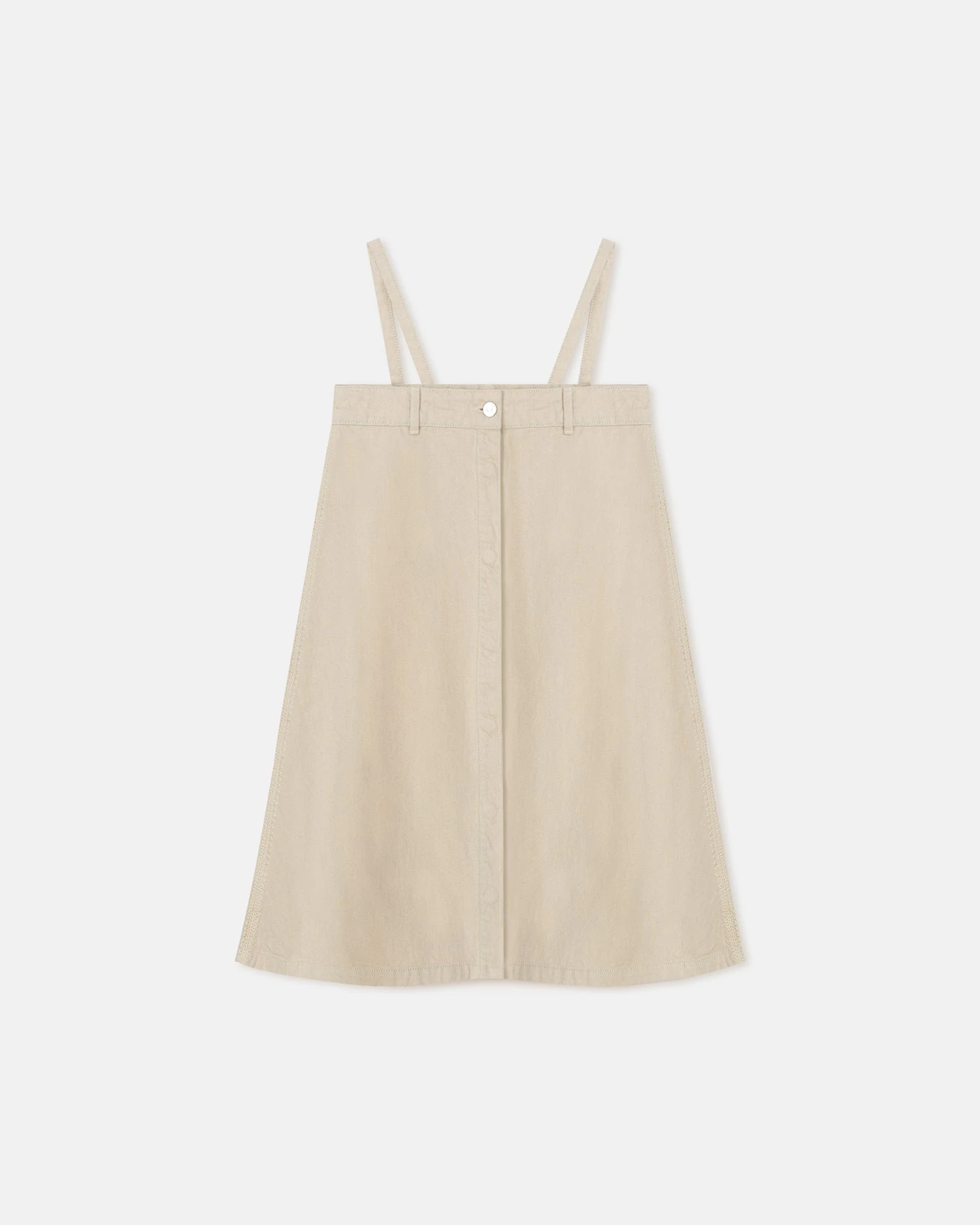 Nanushka Lidwina - Denim Mini Dress - Beige 6 Nanushka Lidwina - Denim Mini Dress - Beige - Image 6