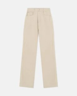 Nanushka Seldes - Crochet-Trimmed Jeans - Beige -Nanushka Fashion Store NW25PFJN13773SELDES BEIGE DENIMCROCHET