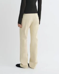 Nanushka Seldes - Crochet-Trimmed Jeans - Beige -Nanushka Fashion Store NW25PFJN13773 2