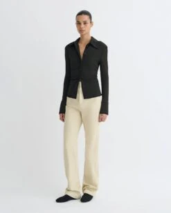 Nanushka Seldes - Crochet-Trimmed Jeans - Beige