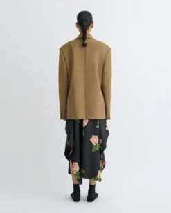 Nanushka Diante - Boxy Blazer - Brown -Nanushka Fashion Store NW25PFOW06377 2