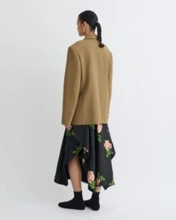 Nanushka Diante - Boxy Blazer - Brown -Nanushka Fashion Store NW25PFOW06377 3