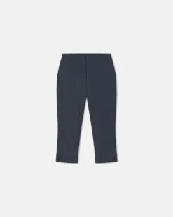 Nanushka Saoirse - Paper Jersey Capri Pants - Dusty Blue -Nanushka Fashion Store NW25PFPA15855SAOIRSE DUSTYBLUE PAPERJERSEY