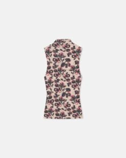 Nanushka Annyka - Printed Mesh Jersey Top - Tapestry Floral -Nanushka Fashion Store NW25PFTP09031ANNYKA TAPESTRYFLORAL MESHJERSEY
