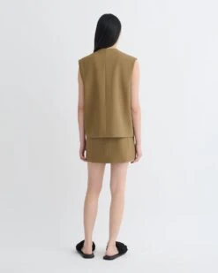 Nanushka Neymat - Tailored Vest - Brown -Nanushka Fashion Store NW25PFVS06177 2