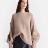 Nanushka Jacint - Cashmere-Blend Sweater - Oatmeal