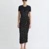 Nanushka Haylen - Seersucker Tech Chiffon Midi Dress - Polka