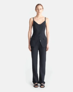 Nanushka Irida - Tailored Bootcut Pants - Black