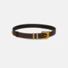 Nanushka Ryker - N' Monogram Belt - Dark Brown