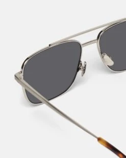 Nanushka Sare - Metal Aviator Sunglasses - Silver -Nanushka Fashion Store SARE SILVER METAL 03 3d2c1a8a a58d 4368 bc55 e4878cc8348e