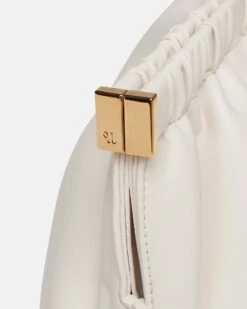 Nanushka The Bar Clutch - Alt-Nappa Clutch - Off White -Nanushka Fashion Store THEBARCLUTCH OFFWHITE VEGANNAPPA 05