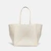 Nanushka Origami Tote - Alt-Nappa Crochet Tote - Off White/Crème
