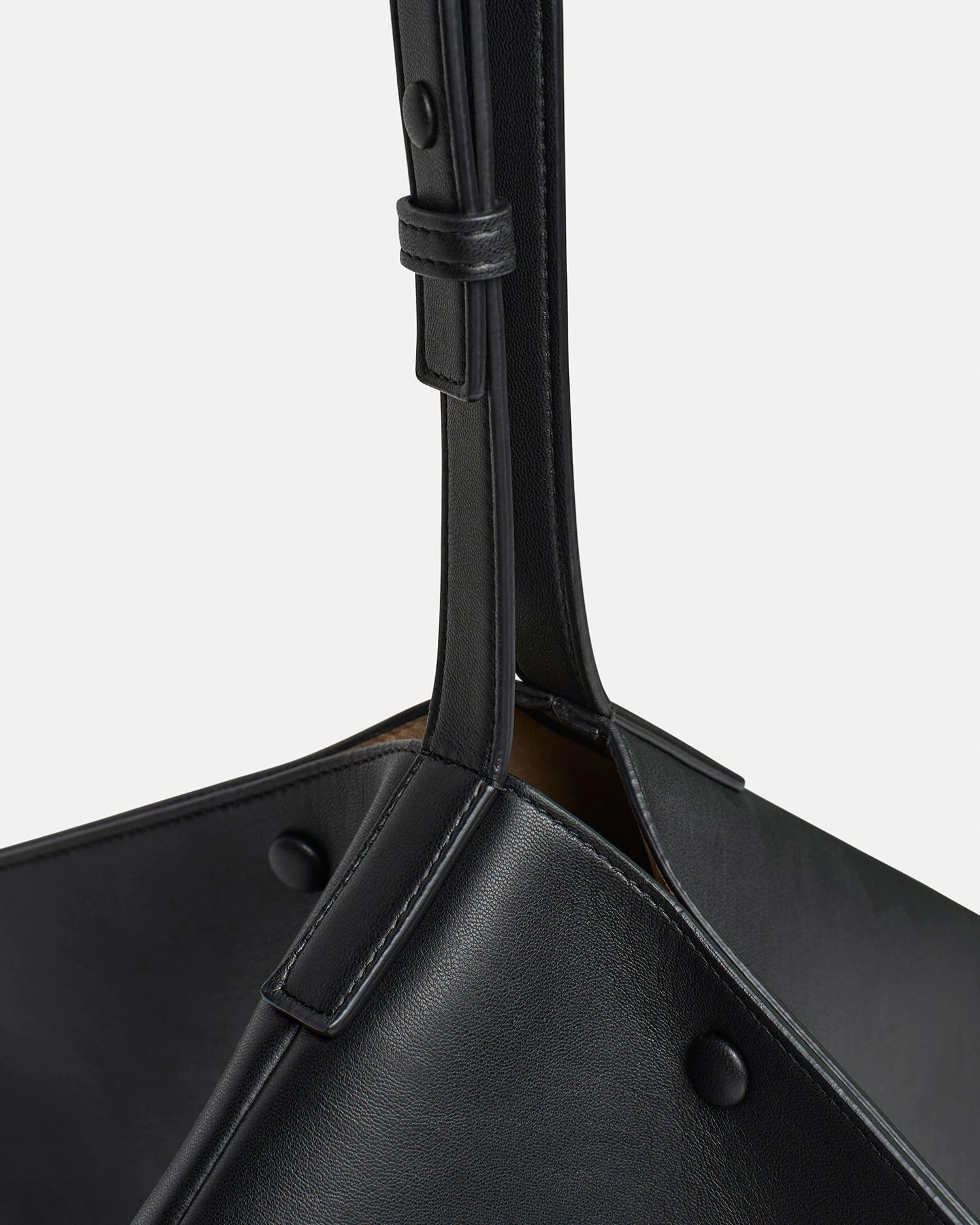 Nanushka The Square Bag Oversized - Alt-Nappa Bag - Black - Image 6