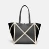 Nanushka Origami Tote - Alt-Nappa Crochet Tote - Black/Crème